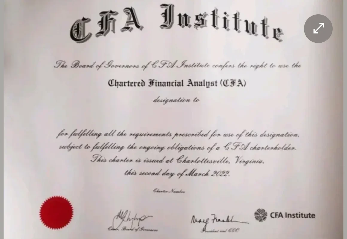 CFA Certification