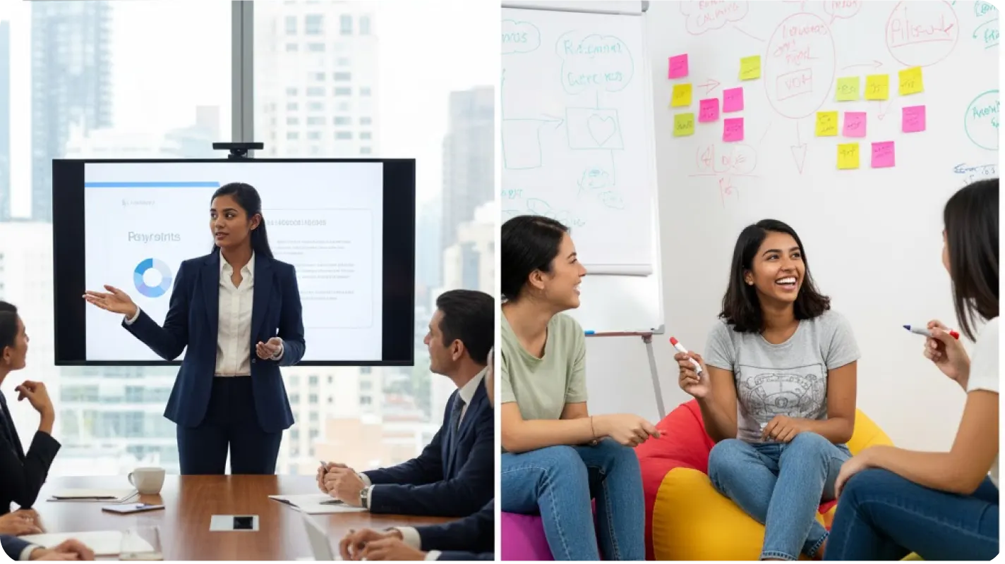 Students who <span>think</span> and thrive boardrooms as well as brainstorms.