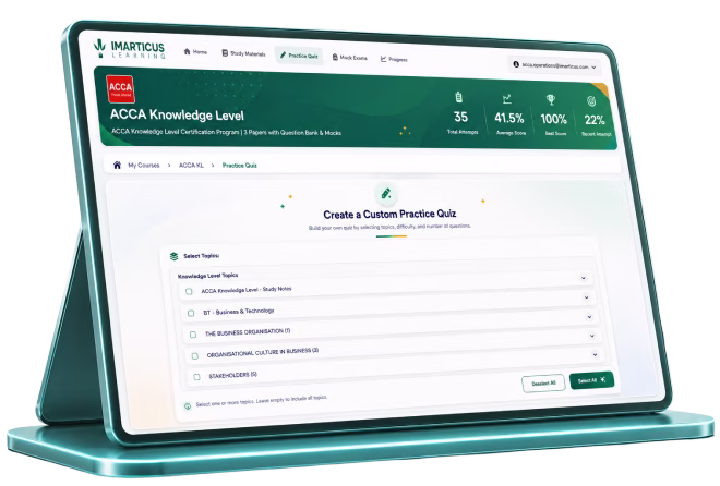Progress dashboard