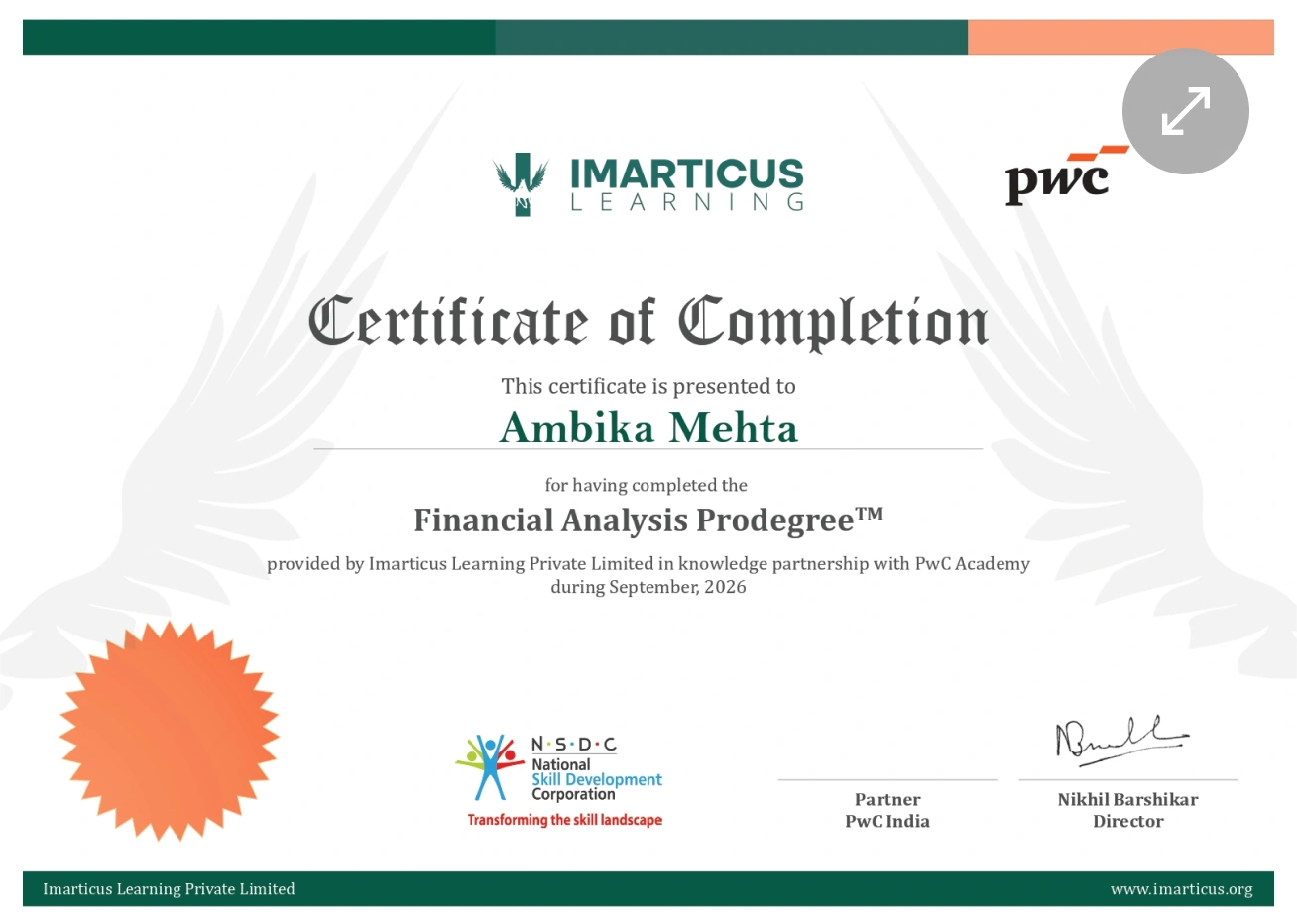 Earn industry-recognised certification