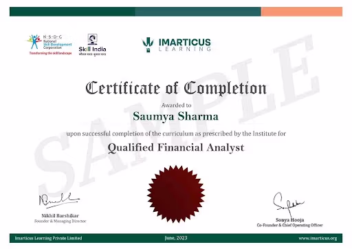 Joint Certification